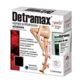 Detramax prophylactic compression tights 70DEN black size L