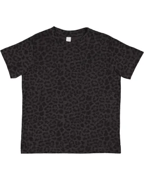 3321-Rabbit Skins-BLACK LEOPARD