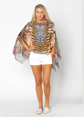 648 Cheetah Print scarf - BACK IN STOCK