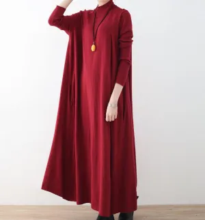 A-line Knit Long Women Dresses AMT962328