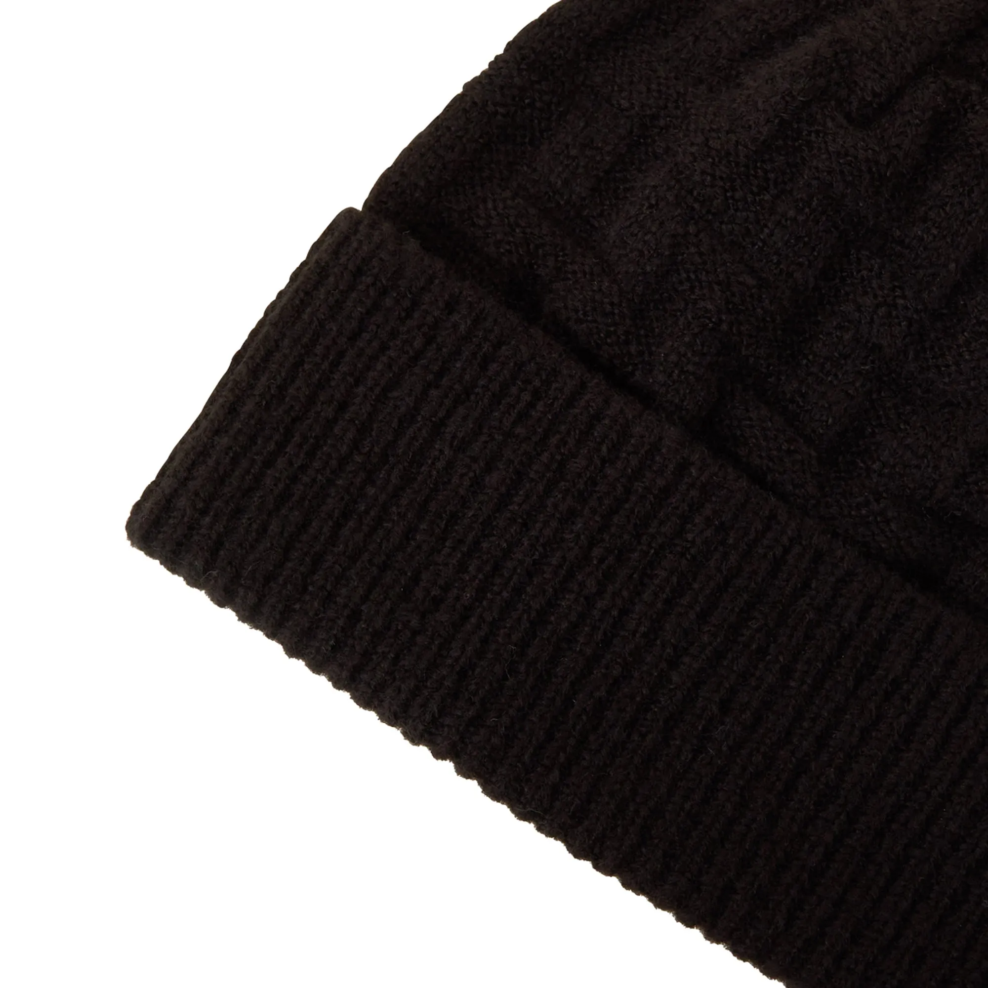 Accessorize London Women's Geometric Knit Beanie Black