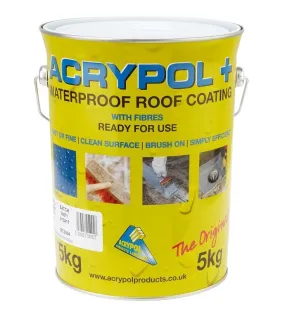 Acrypol   Waterproof Roof Coating 5kg - Solar White