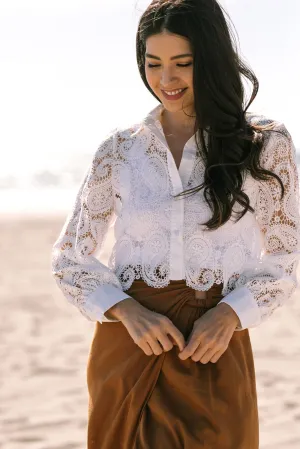 Addie Lace Buttoned Shirt