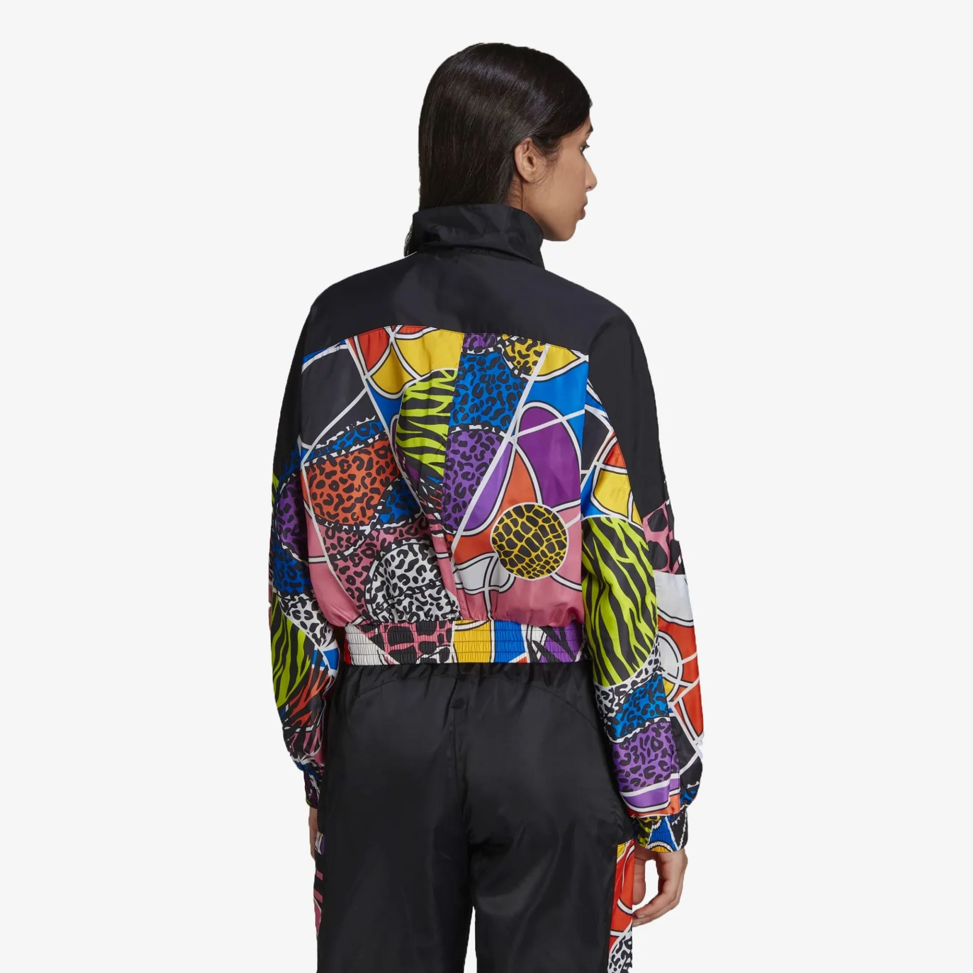 Adidas Originals | WMN'S RICH MNISI TRACK JACKET  { MULTICOLOR/BLACK