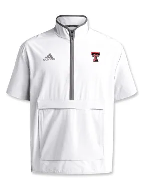 Adidas Texas Tech "Locker Room" Sideline 2024 Short Sleeve Woven Quarter Zip