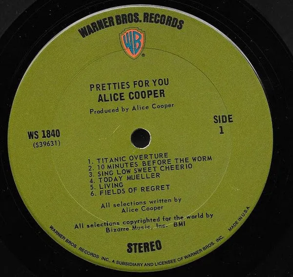 Alice Cooper - Pretties For You (LP, Album, RE) (VG )