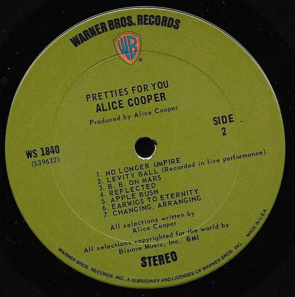 Alice Cooper - Pretties For You (LP, Album, RE) (VG )