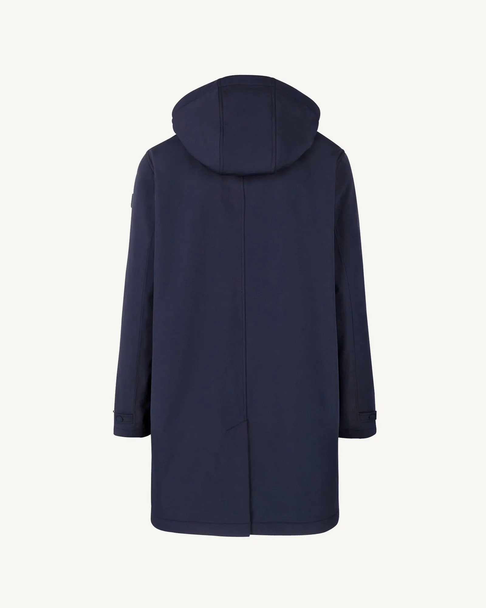 Athenes waterproof jacket with detachable hood Navy