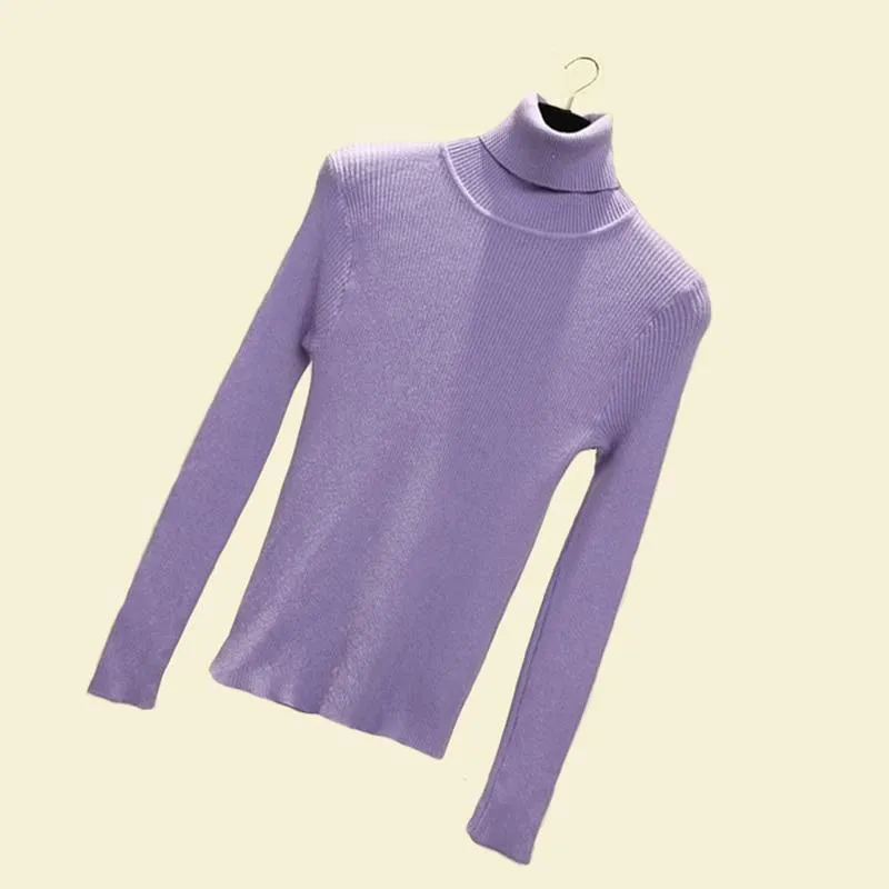 Autumn Turtleneck Pullover Sweater For Women