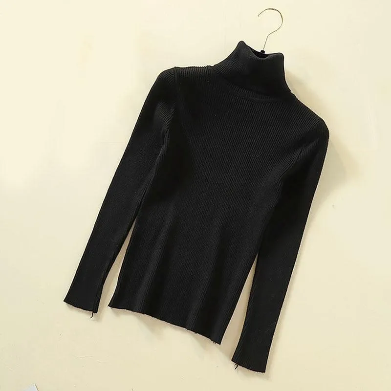 Autumn Turtleneck Pullover Sweater For Women