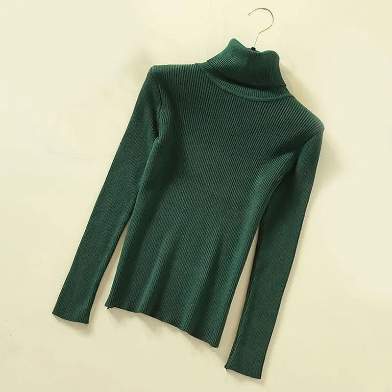 Autumn Turtleneck Pullover Sweater For Women