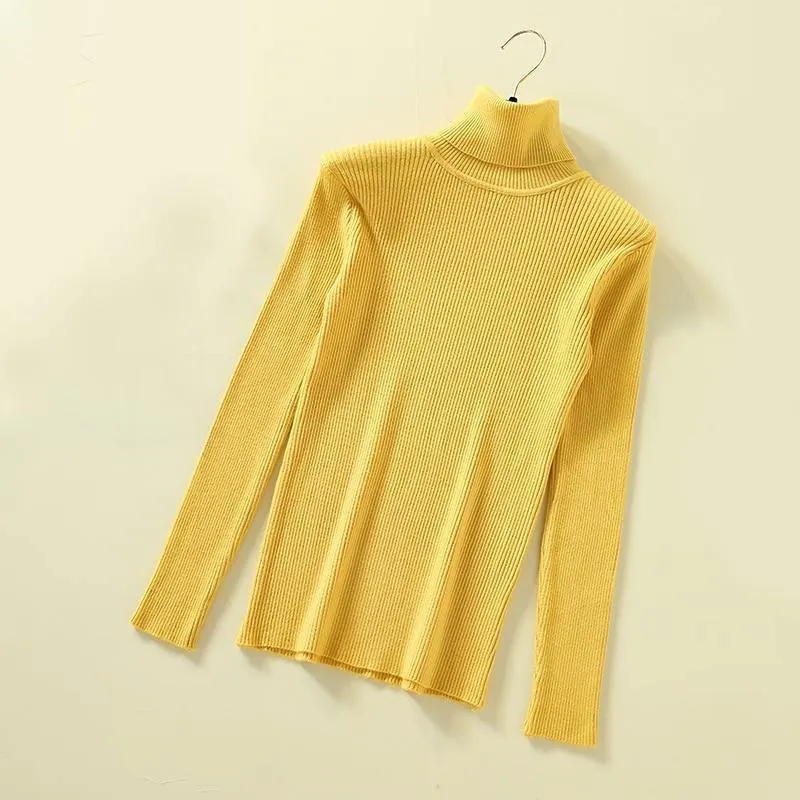 Autumn Turtleneck Pullover Sweater For Women