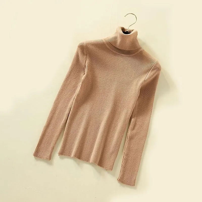 Autumn Turtleneck Pullover Sweater For Women