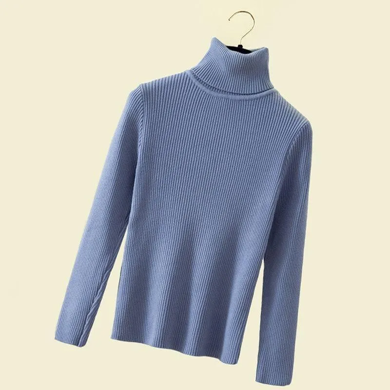 Autumn Turtleneck Pullover Sweater For Women