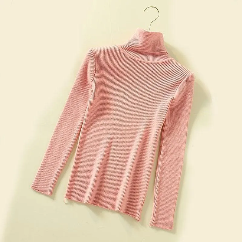 Autumn Turtleneck Pullover Sweater For Women