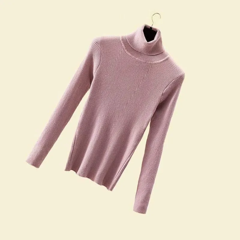 Autumn Turtleneck Pullover Sweater For Women