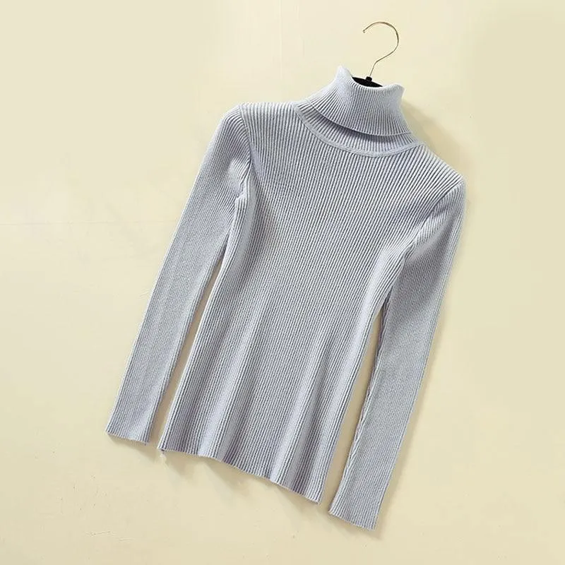 Autumn Turtleneck Pullover Sweater For Women