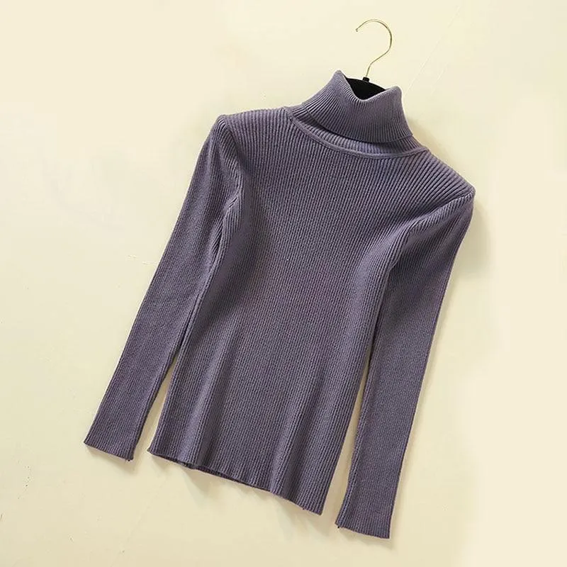 Autumn Turtleneck Pullover Sweater For Women