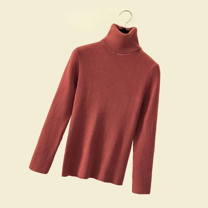 Autumn Turtleneck Pullover Sweater For Women