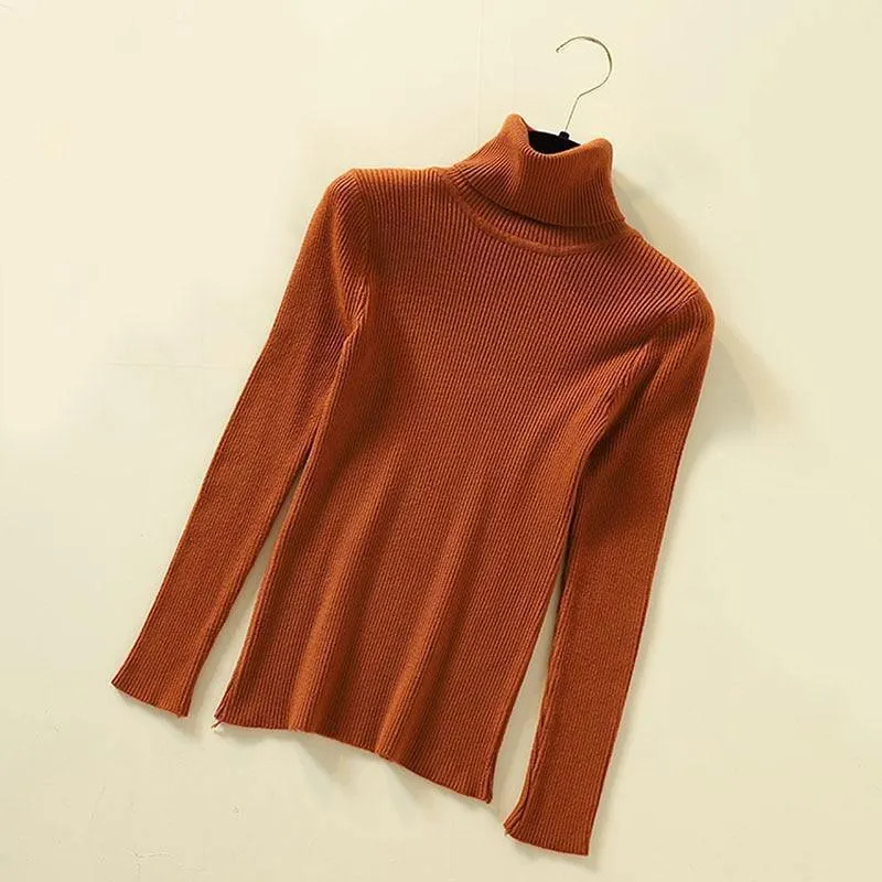 Autumn Turtleneck Pullover Sweater For Women