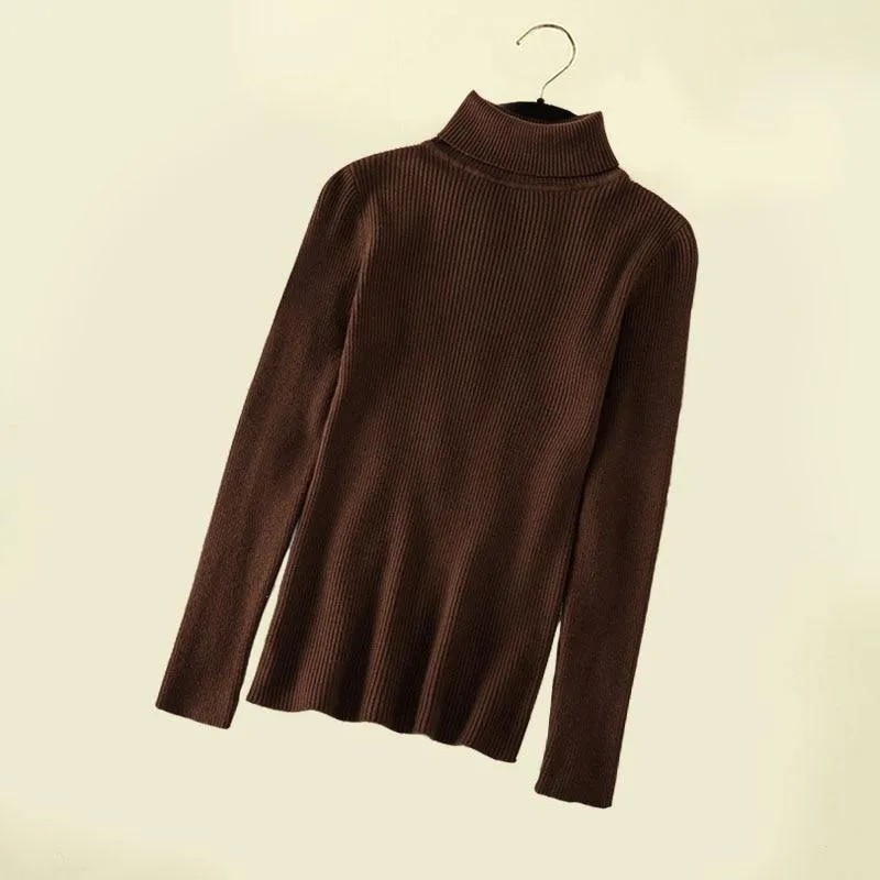 Autumn Turtleneck Pullover Sweater For Women