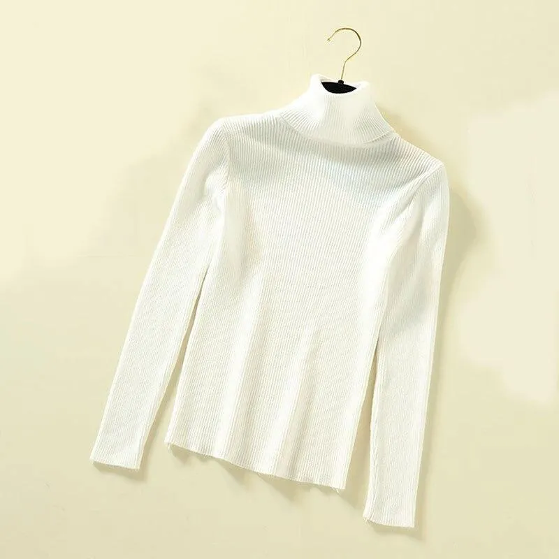 Autumn Turtleneck Pullover Sweater For Women