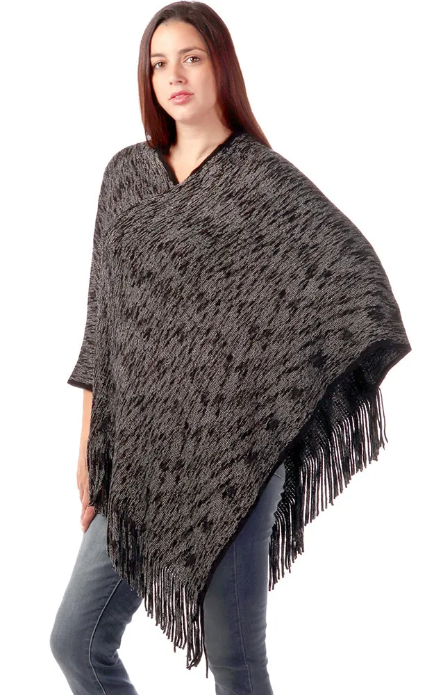 BAAP7600 Comfy Ombre Poncho