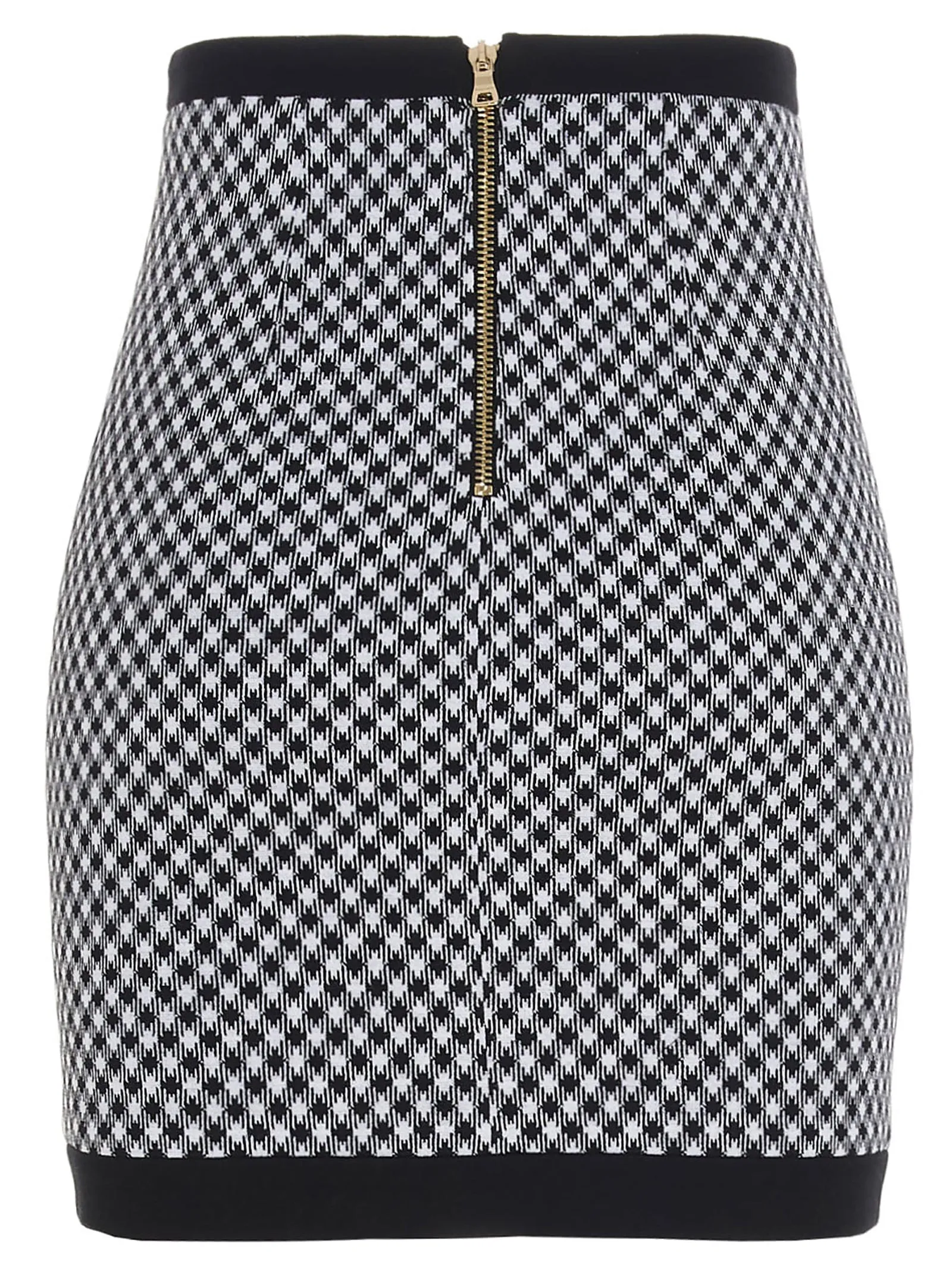 Balmain Checked Pencil Skirt