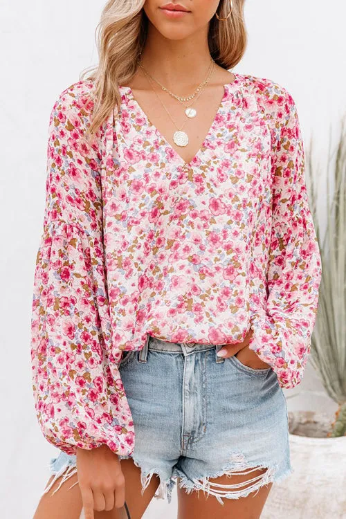 Best Blooms Floral Print Chiffon Top - 3 Colors