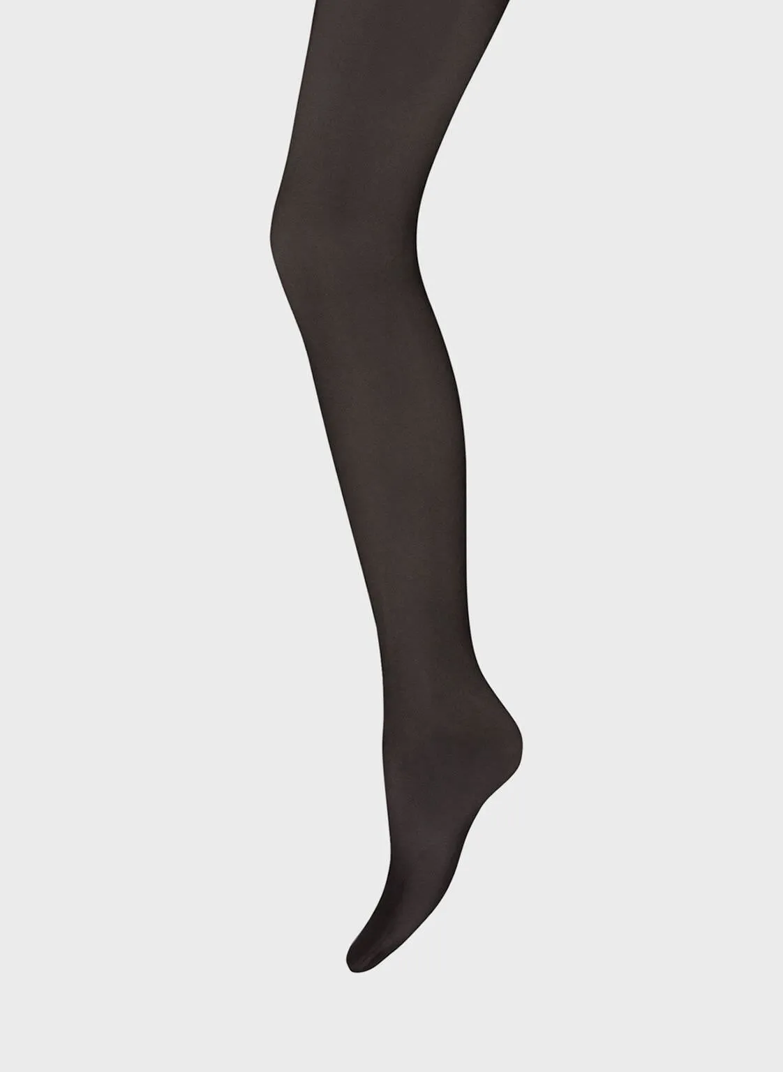 Black Individual 10 Back Seam Tights