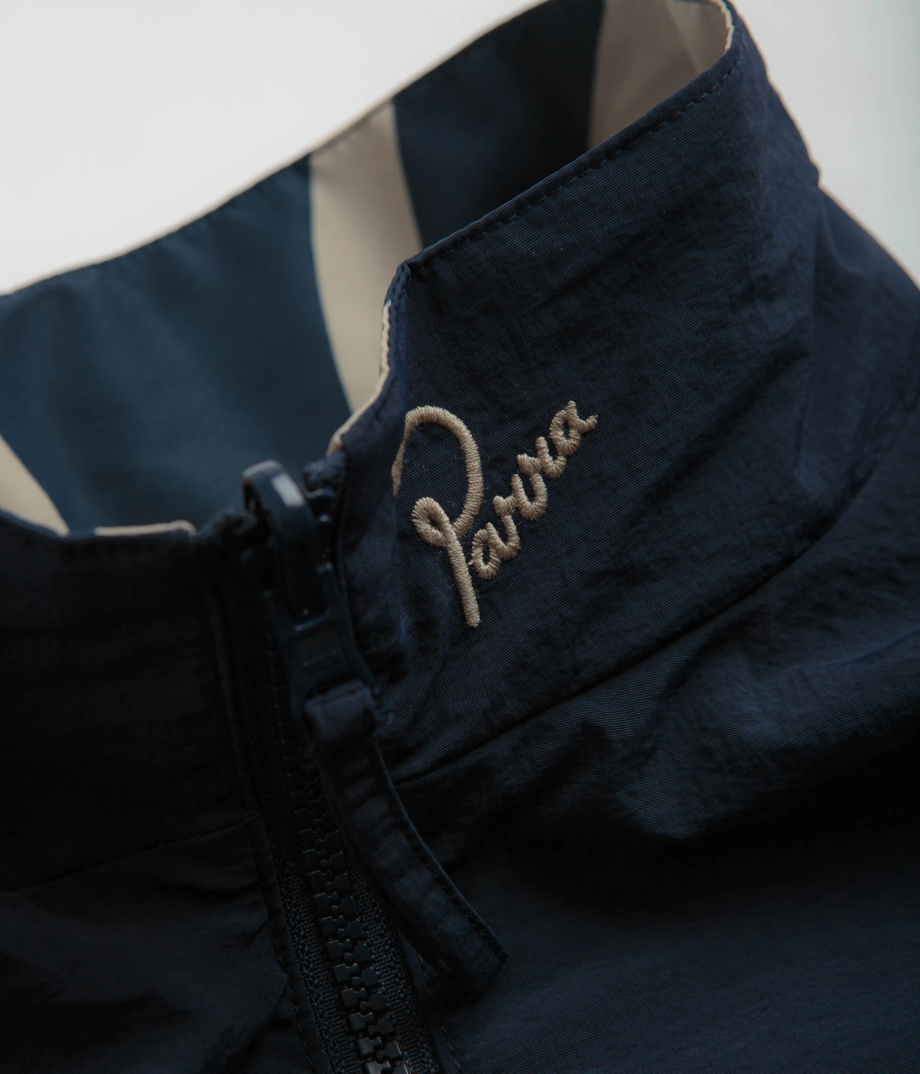 by Parra Zoom Winds Reversible Track Jacket - Navy Blue