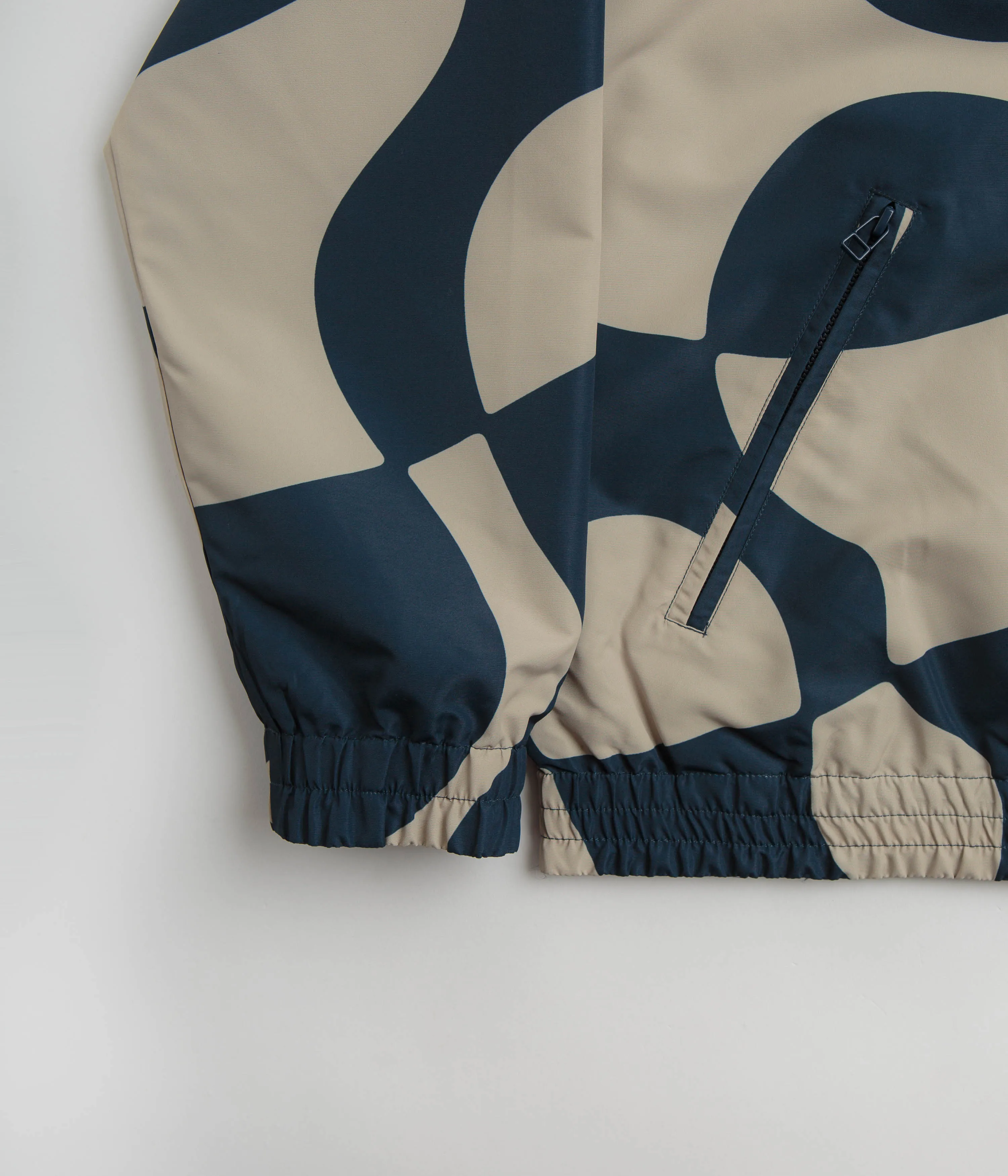 by Parra Zoom Winds Reversible Track Jacket - Navy Blue