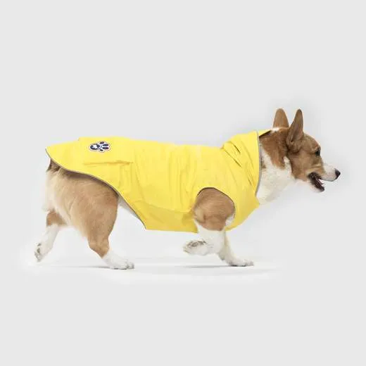 Canada Pooch Yellow Tracker Dog Rain Jacket