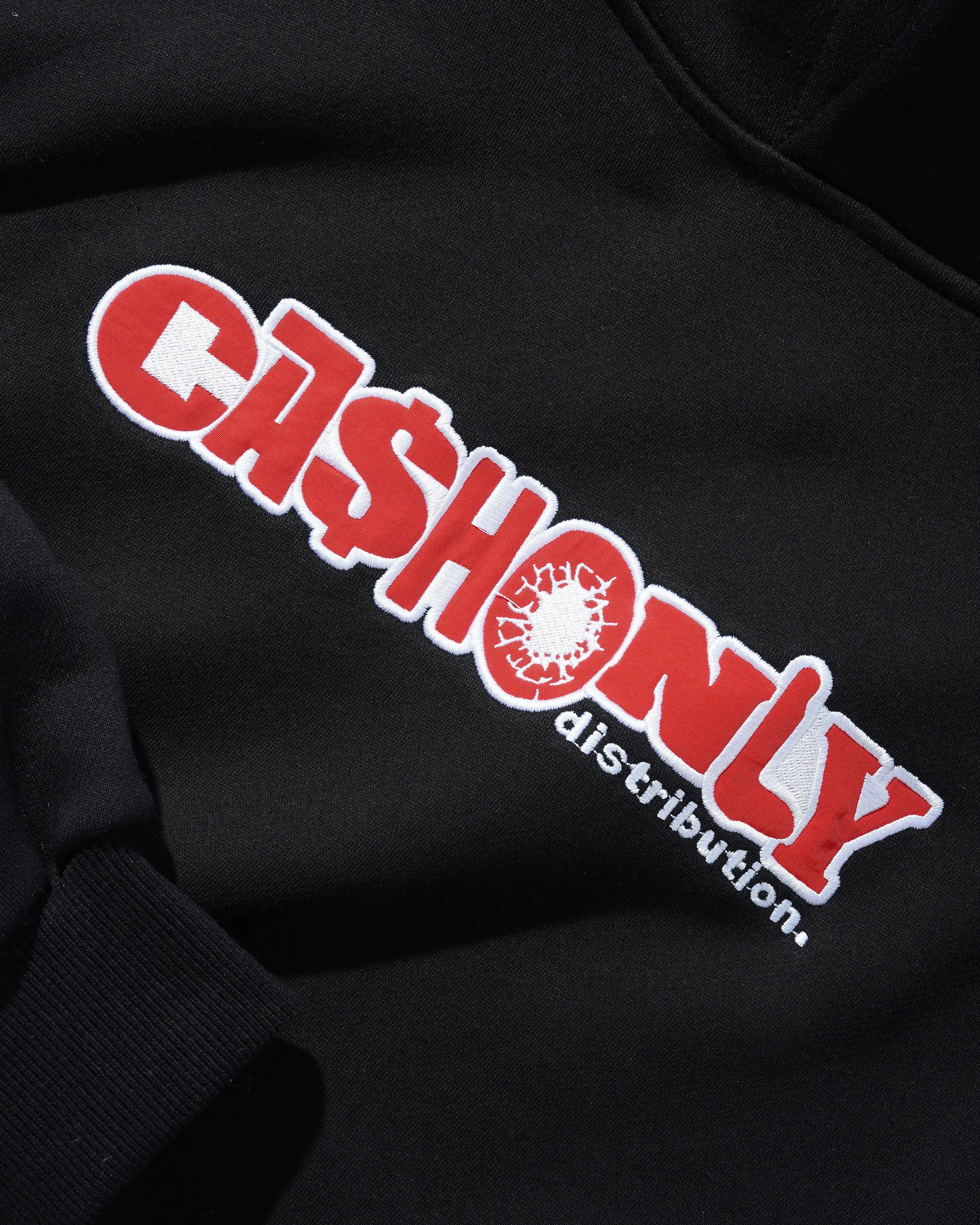 Cash Only Payday Pullover Hood Black