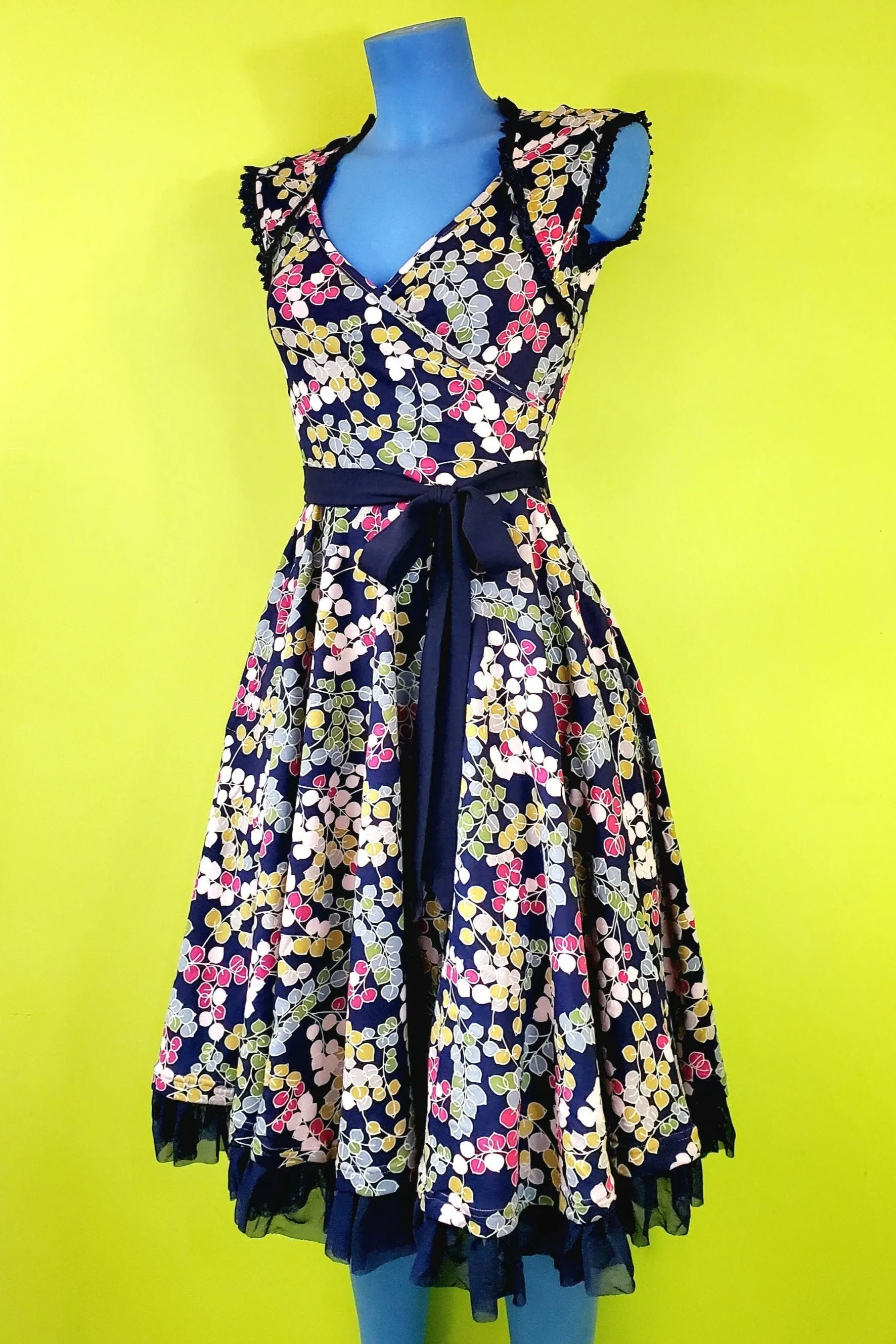 Charleston Dress in Super Bloom Print by Effie's Heart