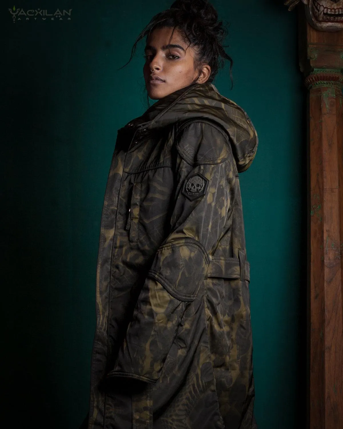 Coat Woman / Waterproof - Olive SANDOKAN