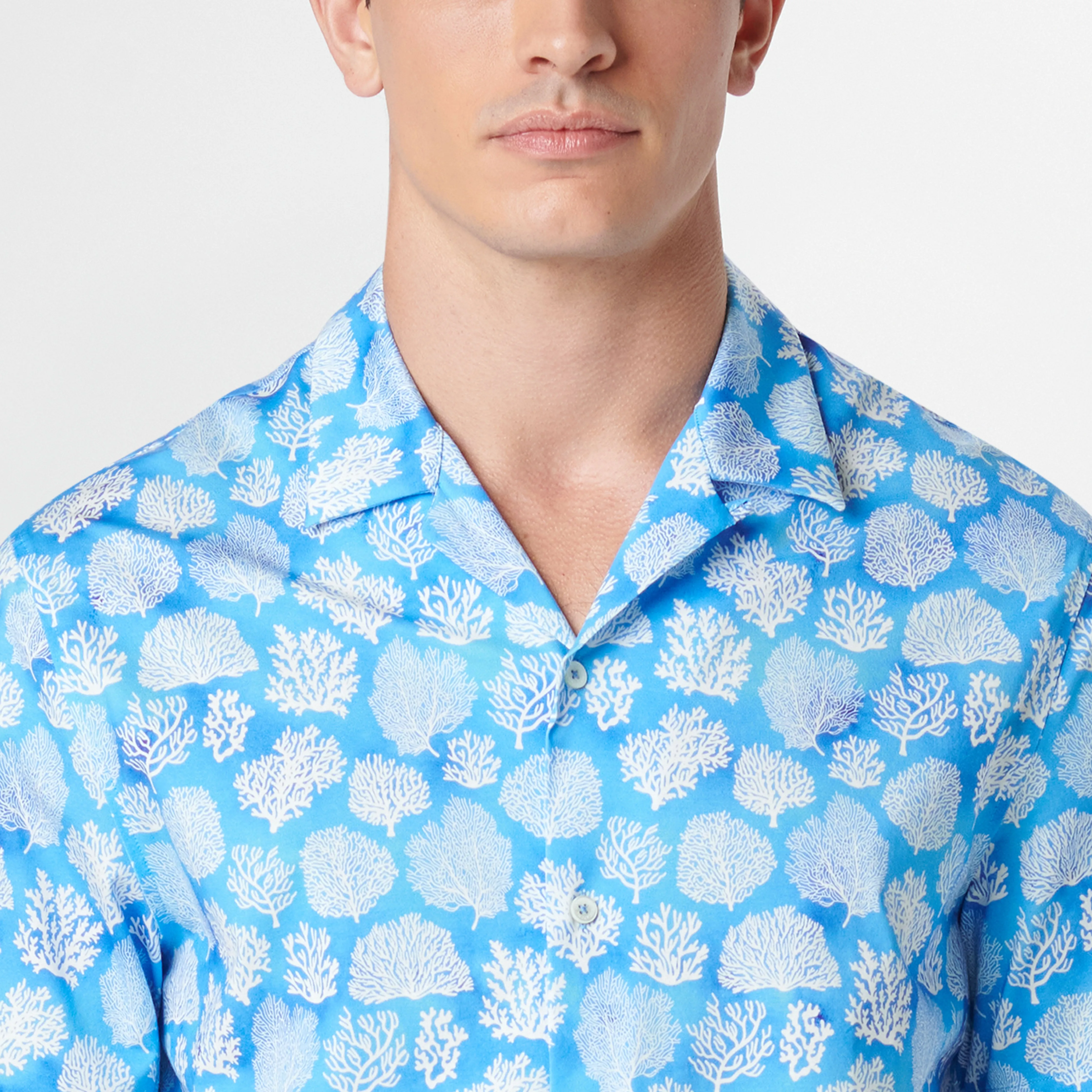 Cole Coral OoohCotton Camp Shirt