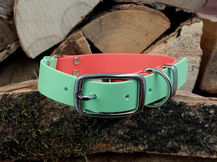 Coral & Apple Waterproof Collar