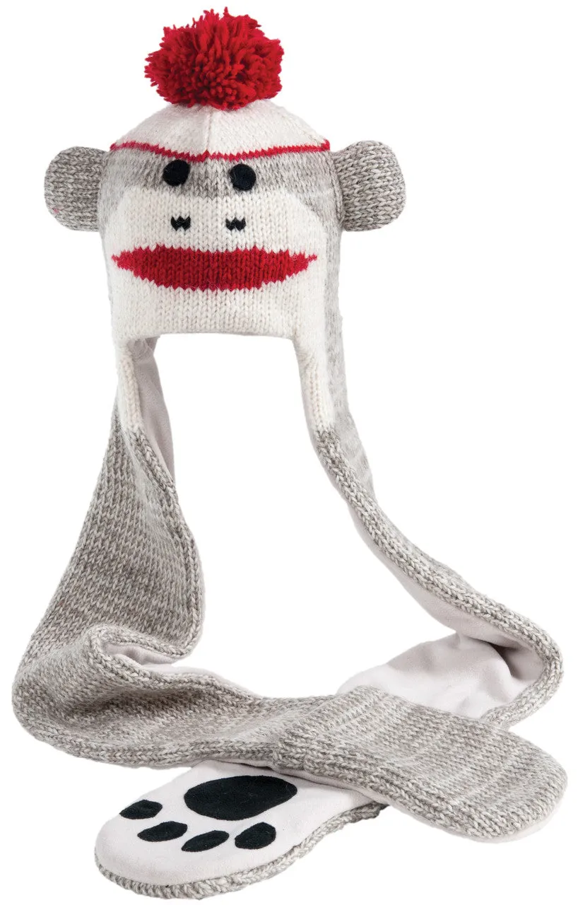 Cute Monkey Hatscarf