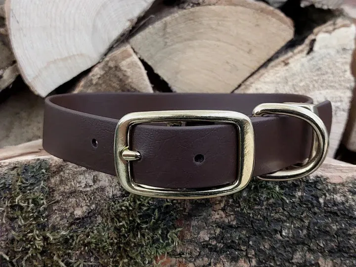 Dark Brown Waterproof Collar