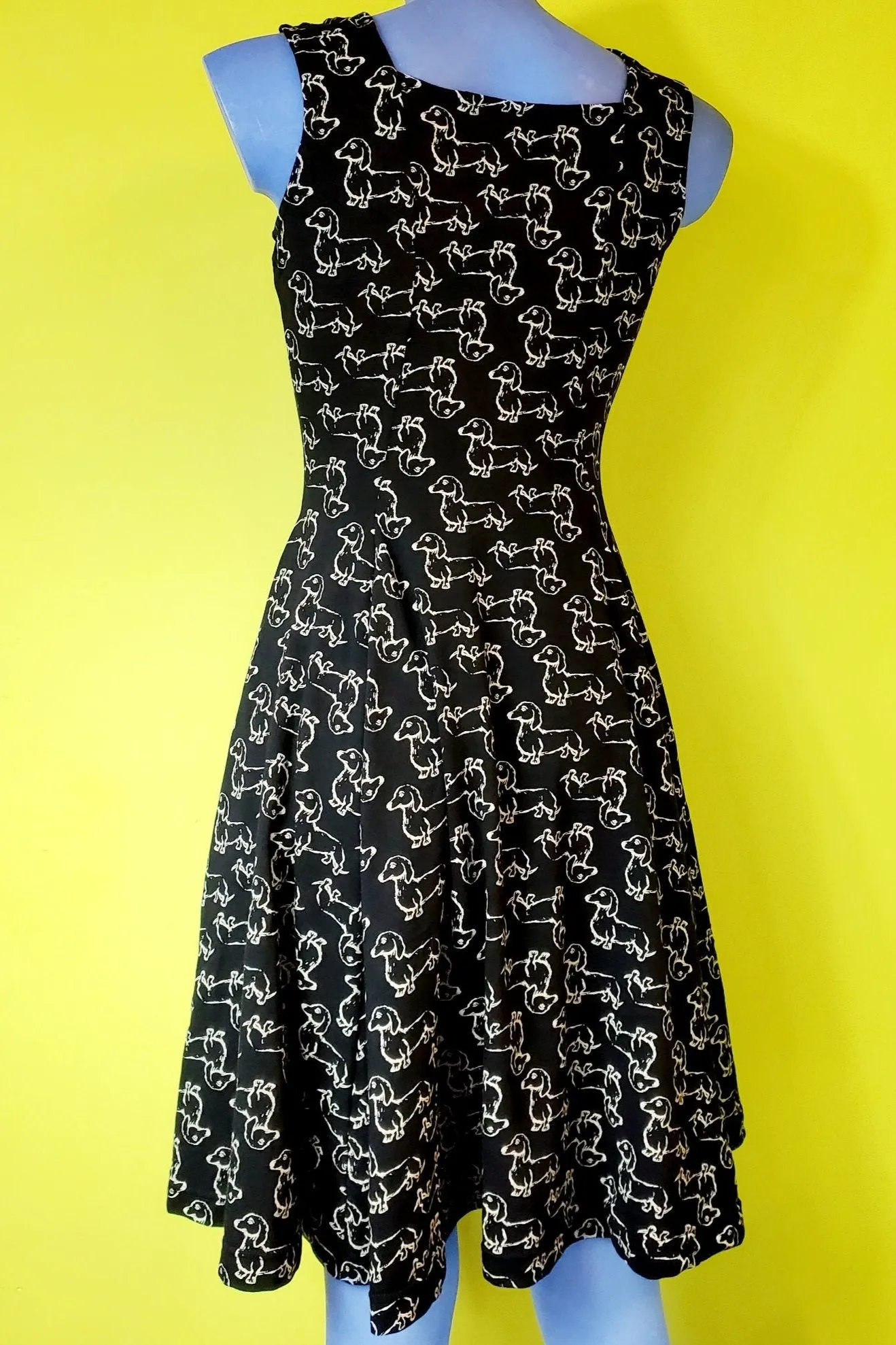 Desired Dress in Dachshund Print by Effie's Heart