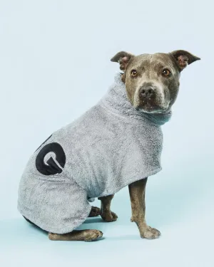 DOG Poncho Towel in Grey