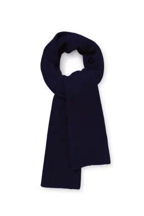 DUSTIN SCARF - NAVY - SILK/CASHMERE