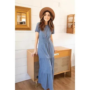 Edee Knit Tiered Maxi Dress