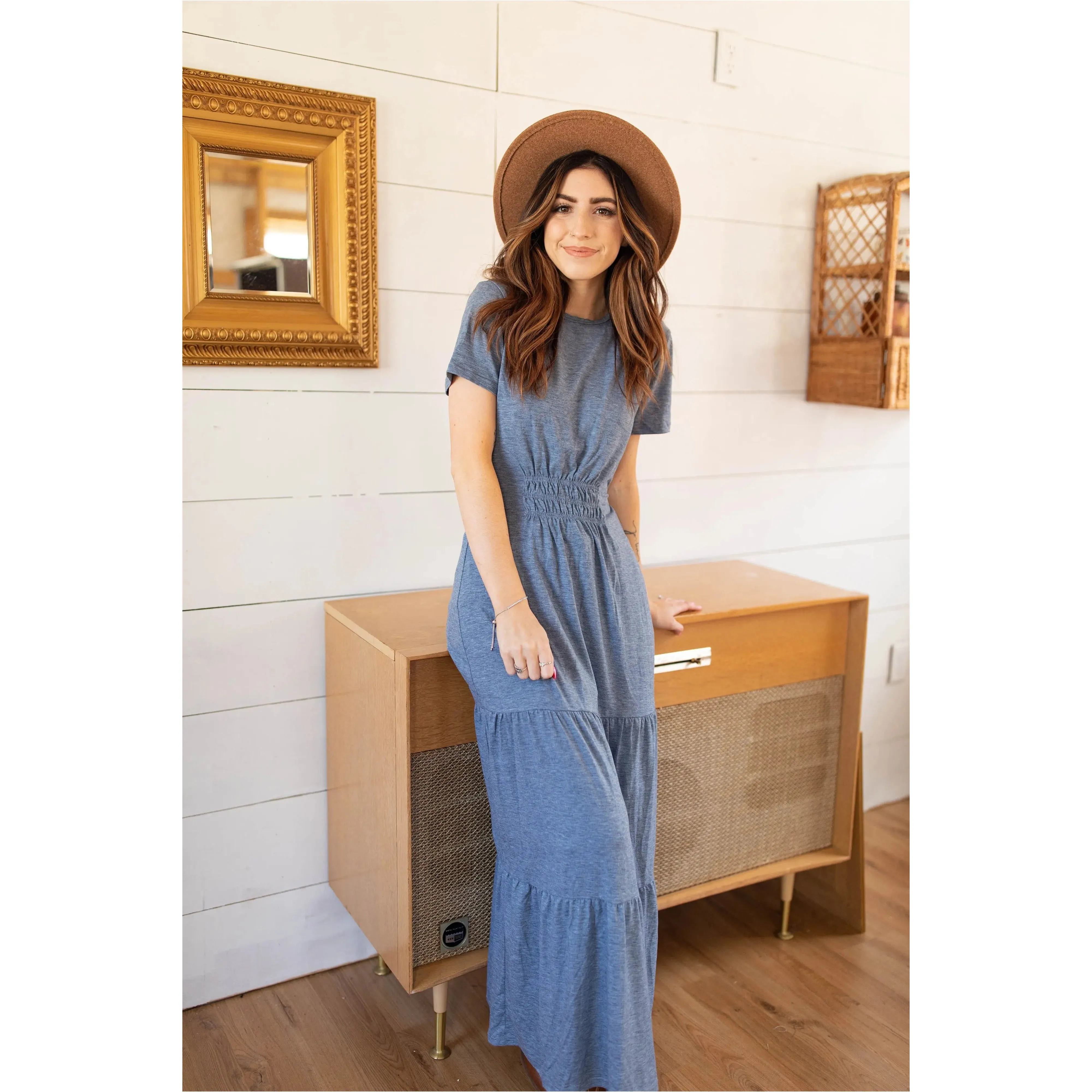 Edee Knit Tiered Maxi Dress