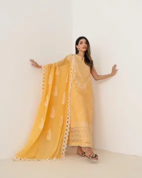 Eid Ul Azha '24 - Mango Pastel Yellow Nel-24621