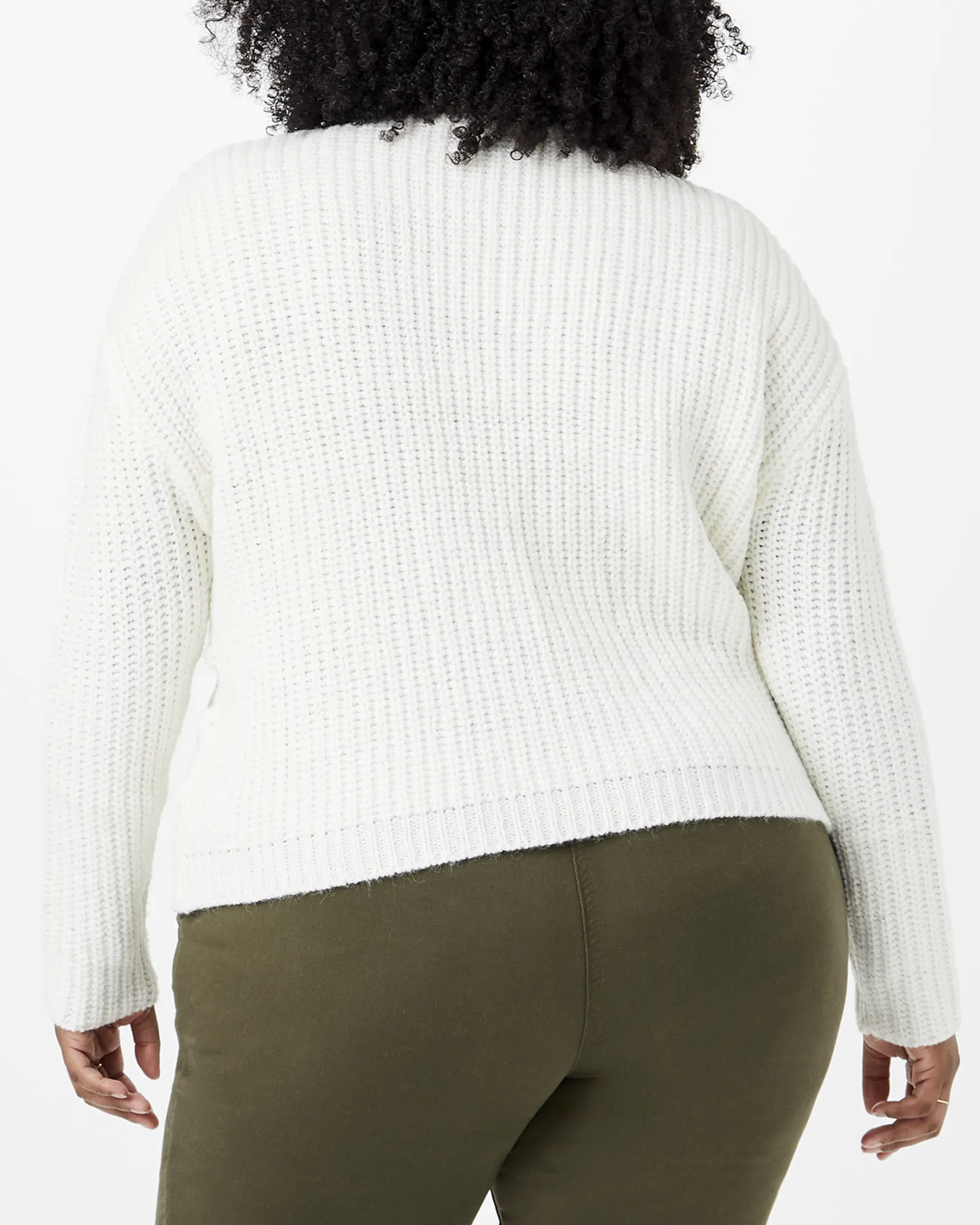 Elsa Turtleneck Sweater | White