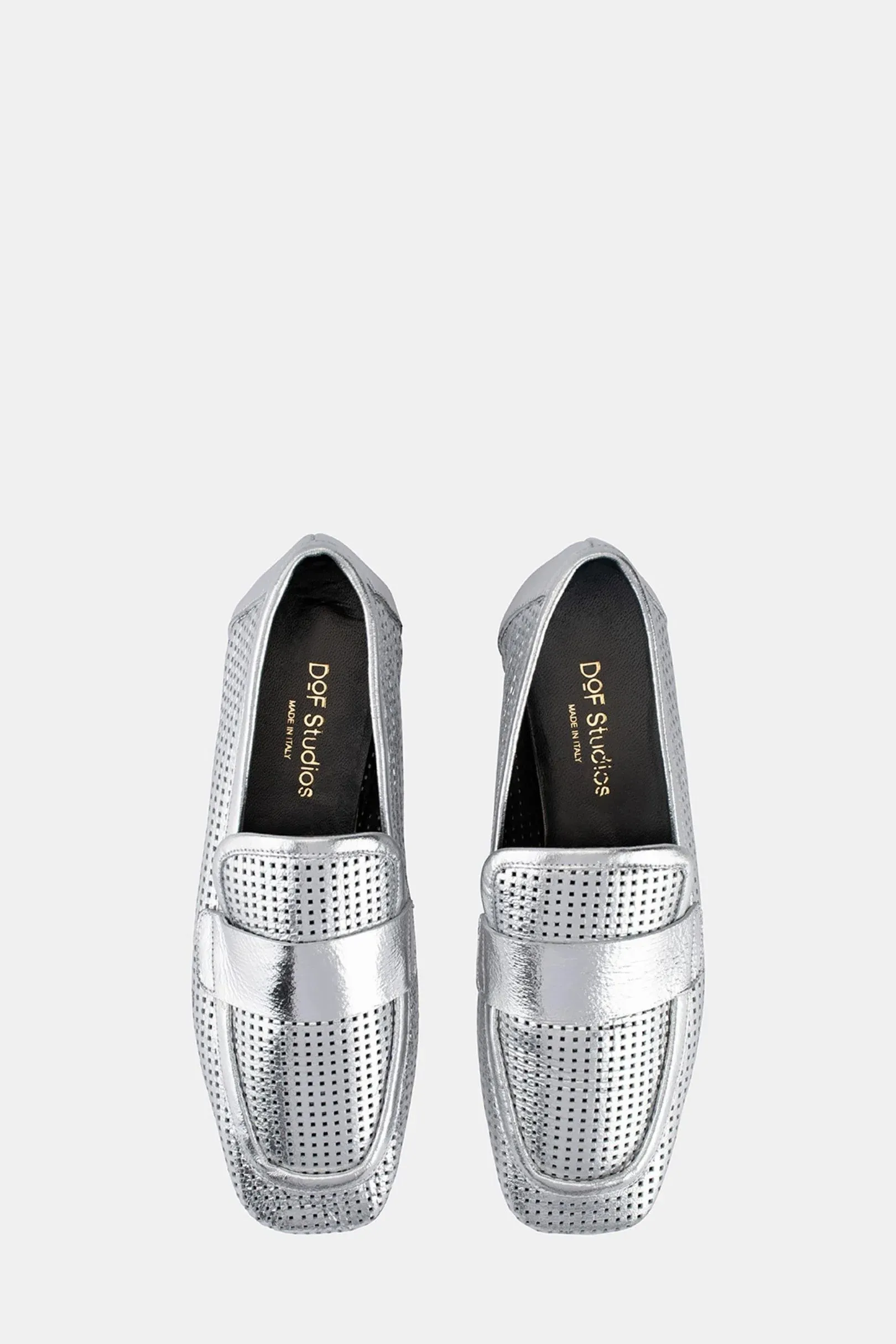 Emilia Loafer | Argento Leather