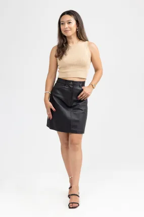 Fashion Leather Pencil Skirt Maddie