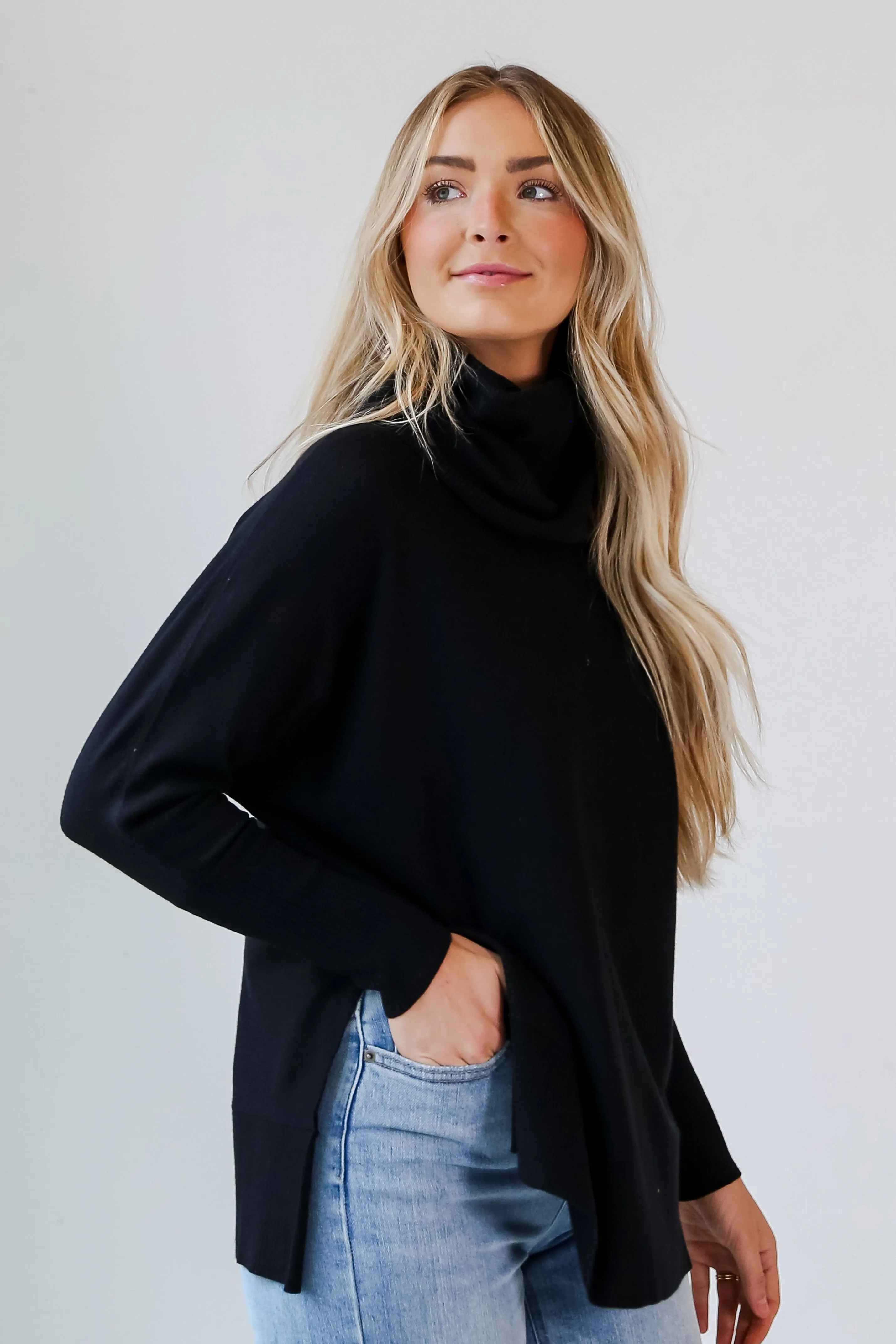 FINAL SALE - Gabby Turtleneck Oversized Sweater